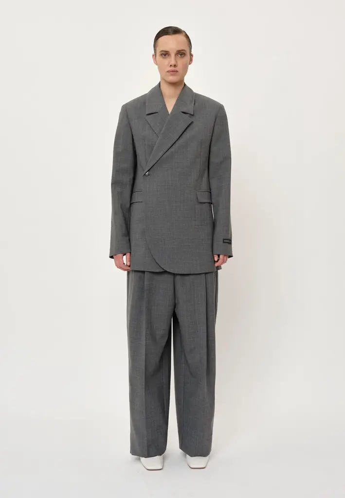 Birgitte Herskind Lilith Blazer - Light Grey Pinstripe