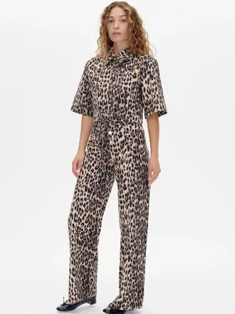 Baum und Pferdgarten Majsa Top - Brown Baum Leopard