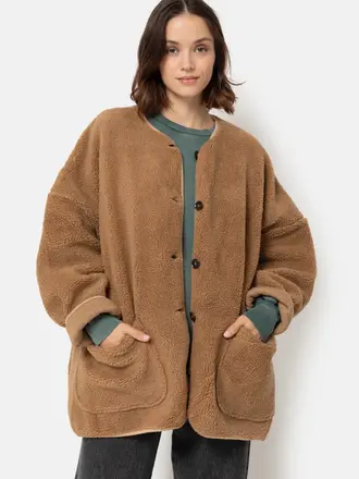 Âme Antwerp Hannah Teddy Jacket - Camel