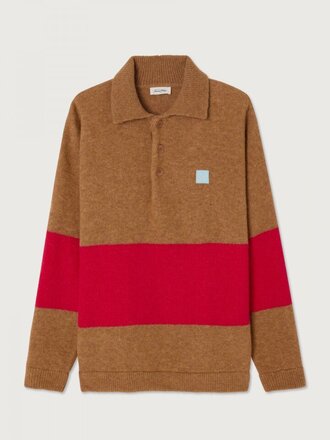 American Vintage Gylson Pull - Beige/Raye/Fuchsia