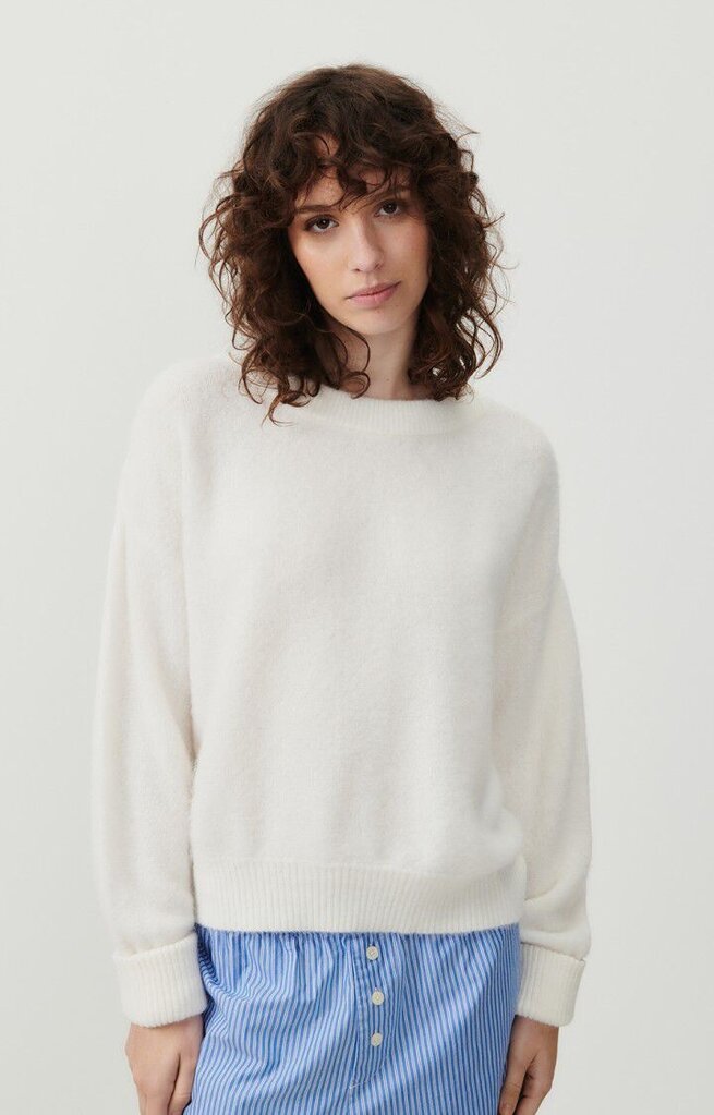 American Vintage Vitow Pull - Blanc