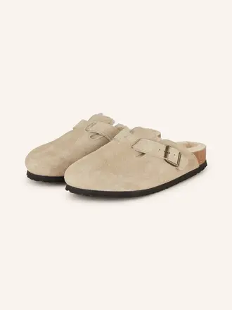 Birkenstock Boston Shearling (Narrow fit) - Taupe