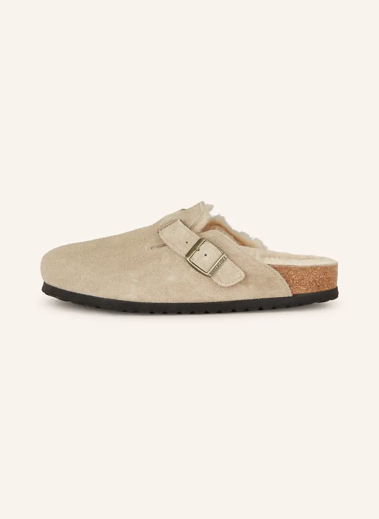 Birkenstock Boston Shearling (Narrow fit) - Taupe