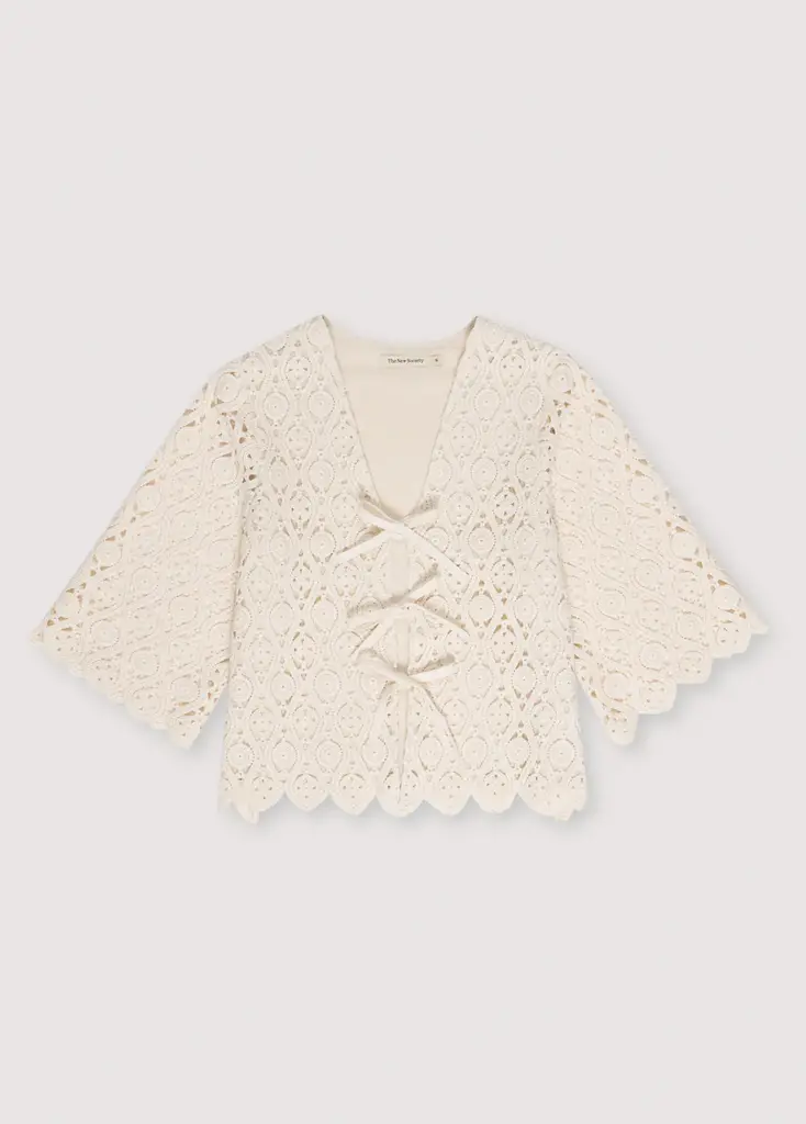 The New Society Narciso Blouse - Coconut
