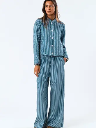 Lolly's Laundry Emilie Jacket - 80 Stripe - Blue