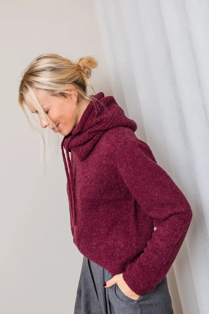 LN Knits Bivak Beanie - Burgundy