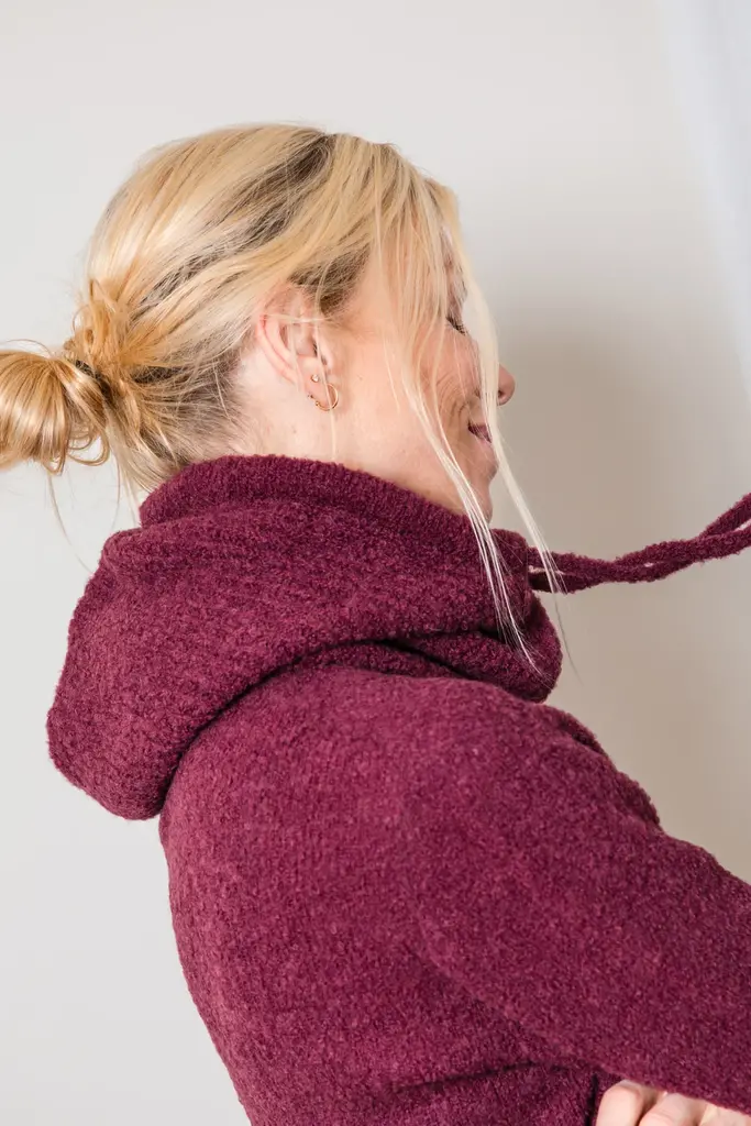 LN Knits Bivak Beanie - Burgundy