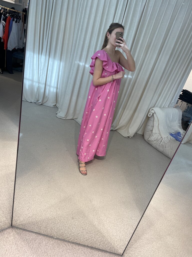 Mel Antwerp Kai dress - Pink silk