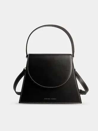 Zarina Rouge Suri Handbag - Black