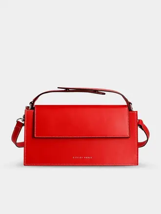 Zarina Rouge Leo Handbag - Lipstick