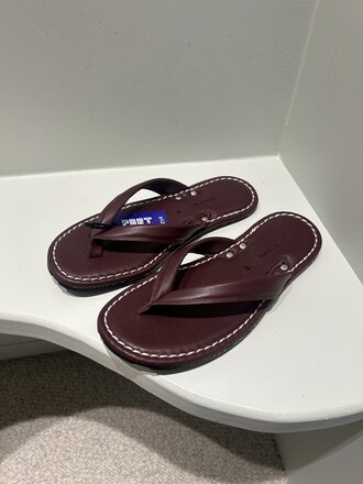 Port Menorca Leru Sandals - Wine