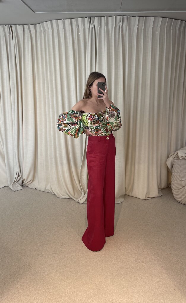 RE/BORN Lana Pants - Vino