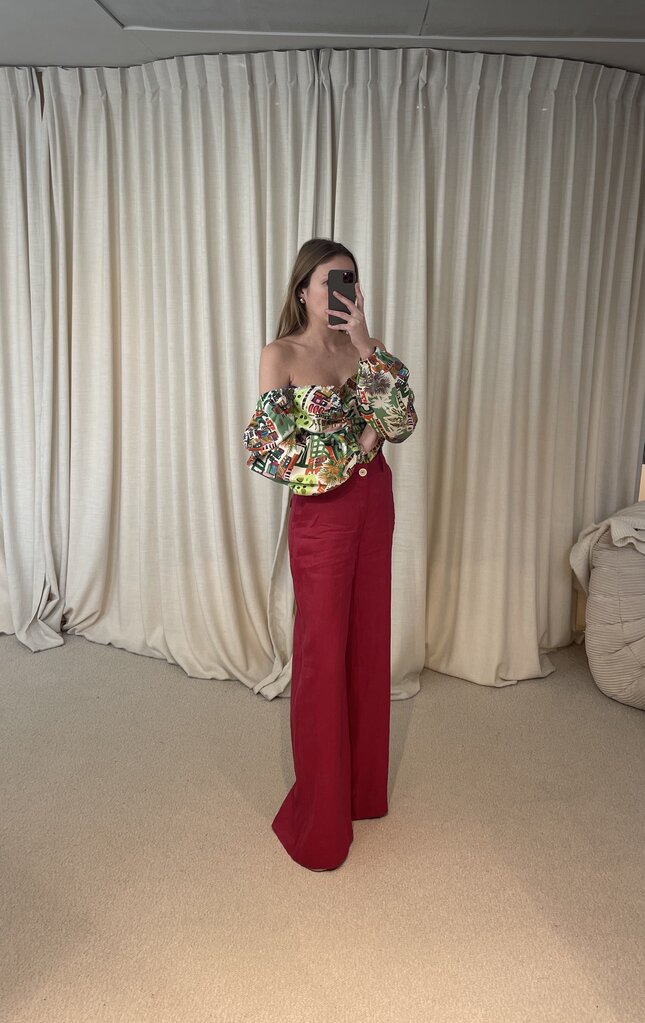 RE/BORN Lana Pants - Vino