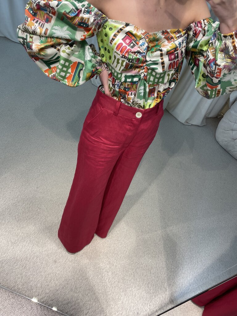 RE/BORN Lana Pants - Vino