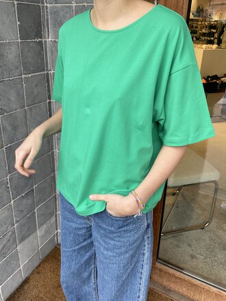 RE/BORN Zoe T-shirt - Smaragd Green