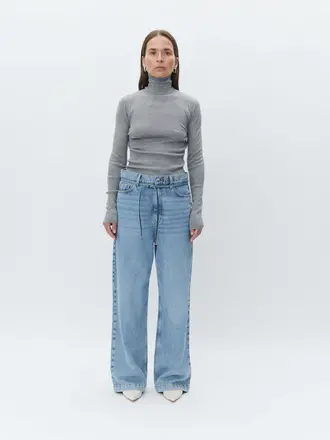 DAY Sierra Top - Medium Grey Melange