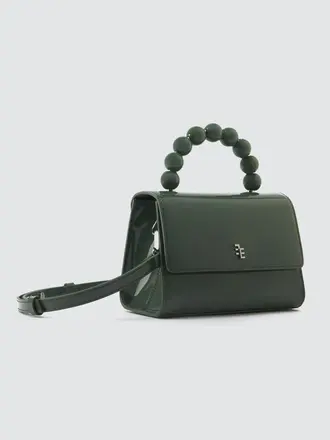 Enamoure Devon Mini Patent Bag - Green