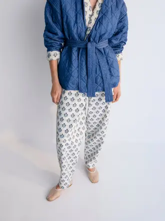 The New Society Leros Pants - Hyacinth