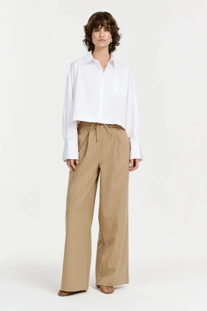 CHPTR-S Cropped Blouse - White