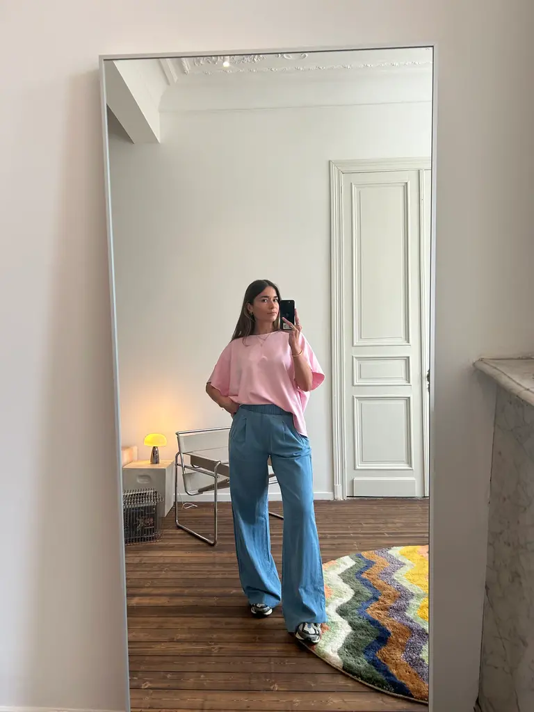 Love Sundaily Benoit Pants - Light Wash