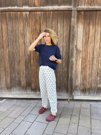 FUB High Twist Box Tee - Dark Navy