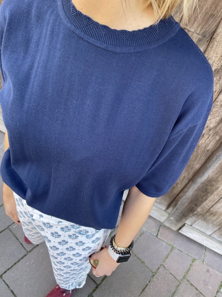 FUB High Twist Box Tee - Dark Navy