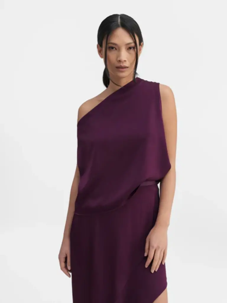 Ahlvar Gallery Lacy tank - Dark berry