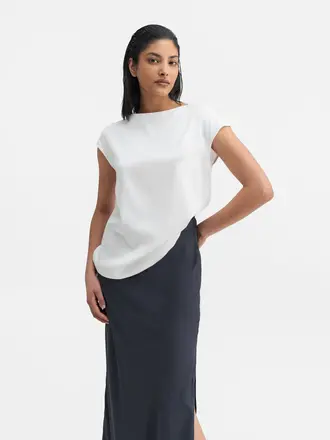 Ahlvar Gallery Yui silk top - White