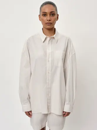 Birgitte Herskind Lex shirt - Creme pinstripe