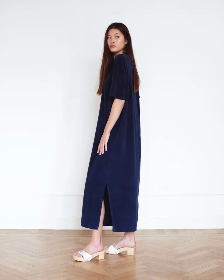 Raff Collective Dahlia Dress - Midnight Terry