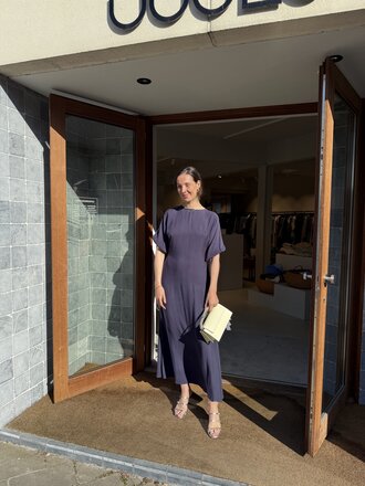 Mel Antwerp Ibizan dress - Crepe nuit