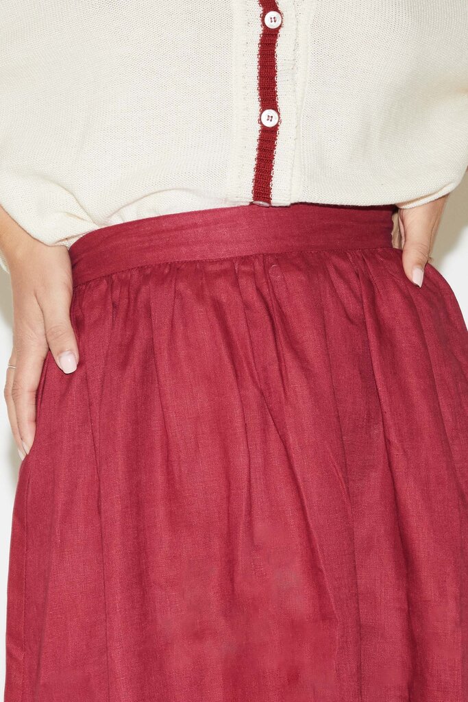 RE/BORN Ange Skirt - Vino