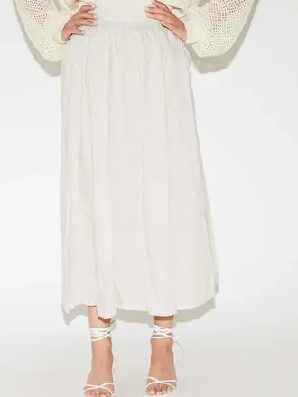RE/BORN Ange Skirt - Raw Linen