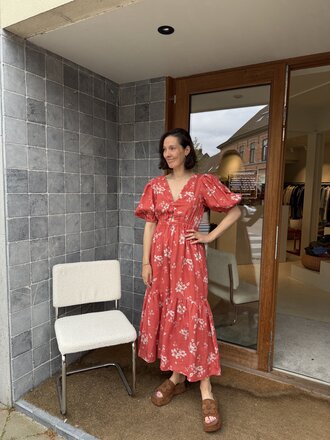 The New Society Nauplia Dress - Chili Beach Flower