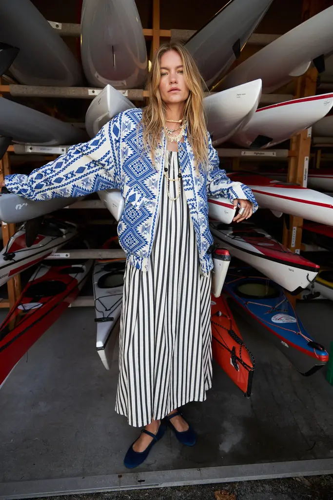 Lolly's Laundry Lungo Maxi Dress - Stripe