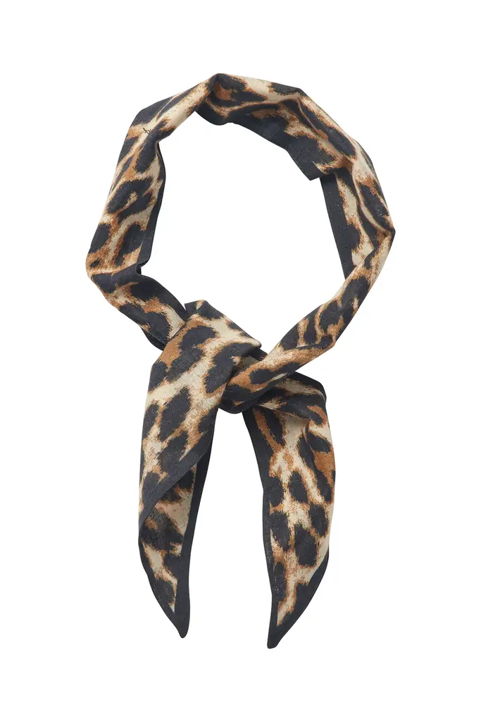 Lolly's Laundry Rosemary Neck Scarf - Leopard Print