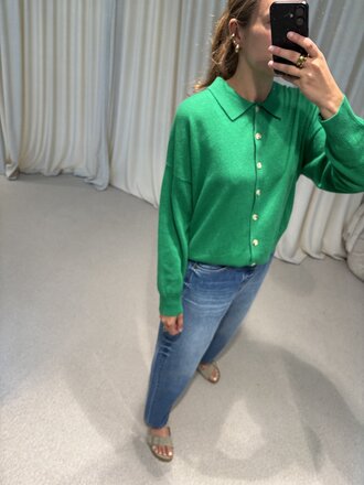 Absolut Cashmere Majura Cardigan - Emerald