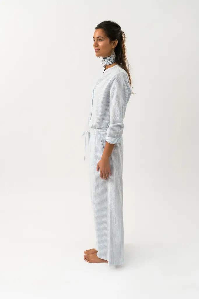 Lolly's Laundry Liam Pants - Stripe Light Blue