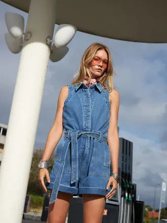 Lolly's Laundry Caro Jumpsuit - Blue Denim