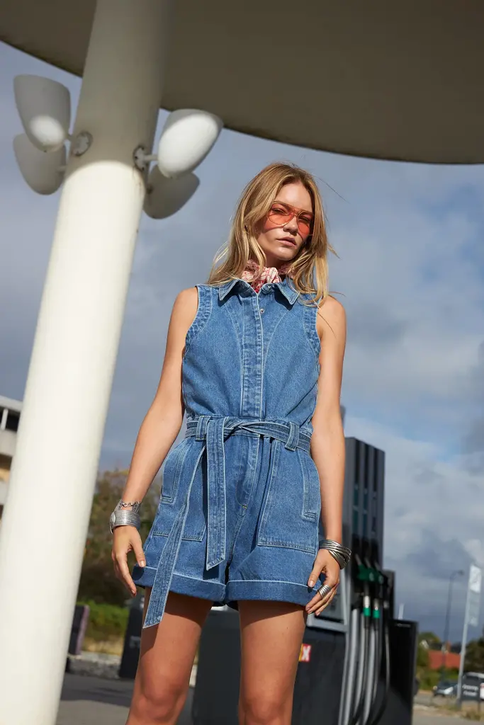 Lolly's Laundry Caro Jumpsuit - Blue Denim