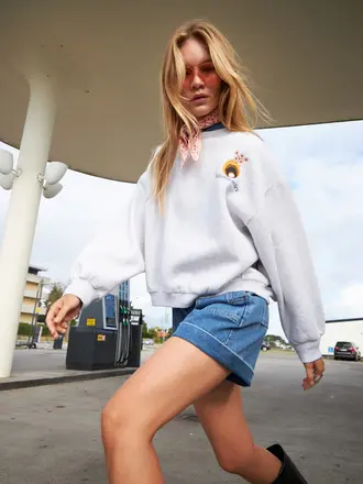 Lolly's Laundry Sydney Sweatshirt - Light Grey