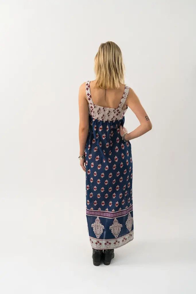 Lolly's Laundry Kia Maxi Dress - Dark Blue