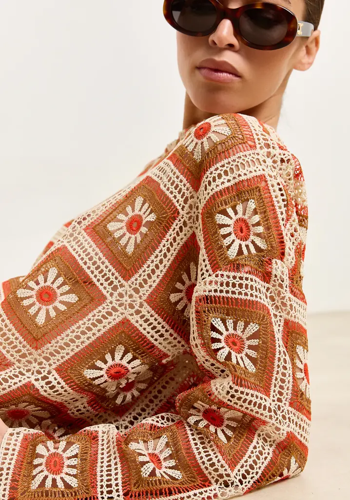 Studio Clique Daisy Top - Sunset Crochet