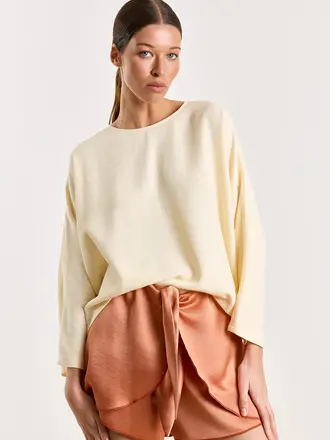 Studio Clique Roxy Longsleeve - Uni Bouclé Lambswool