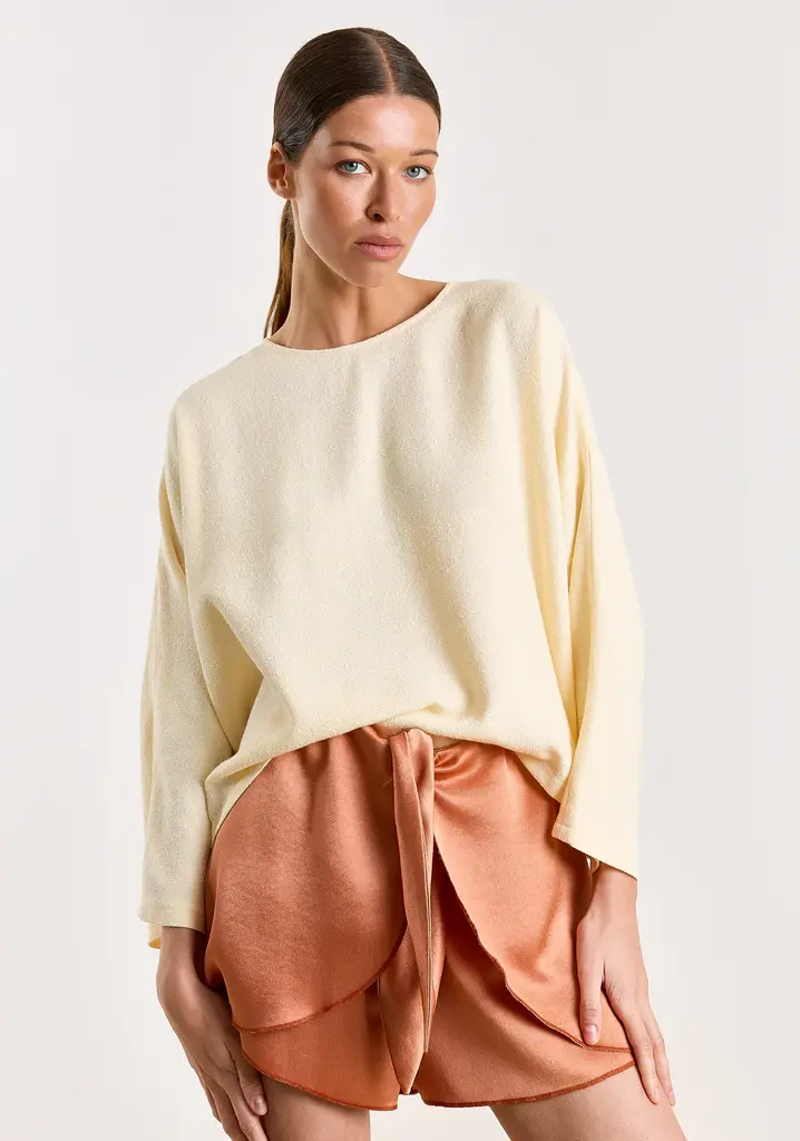 Studio Clique Roxy Longsleeve - Uni Bouclé Lambswool