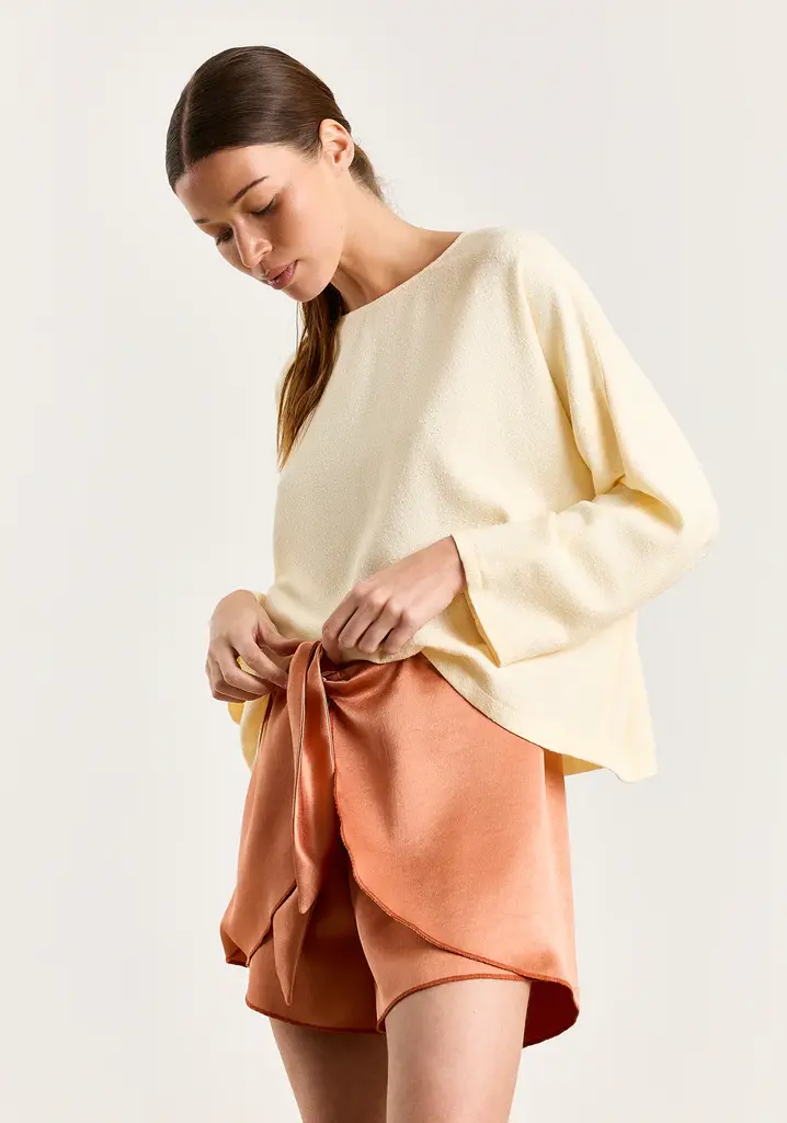 Studio Clique Roxy Longsleeve - Uni Bouclé Lambswool