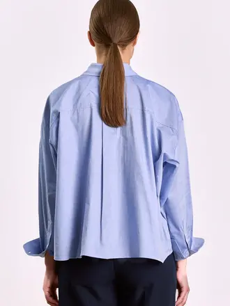 Studio Clique Florence Basic Shirt - Mid Blue