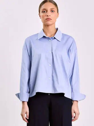 Studio Clique Florence Basic Shirt - Mid Blue