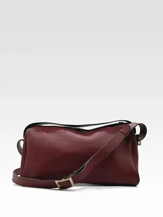 Aesaert Teckel Mini Handbag - Mahogany Red