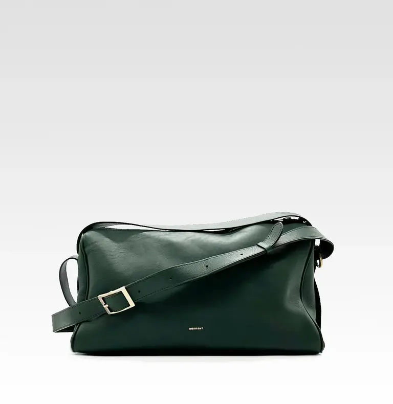 Aesaert Teckel Handbag - Emerald Green